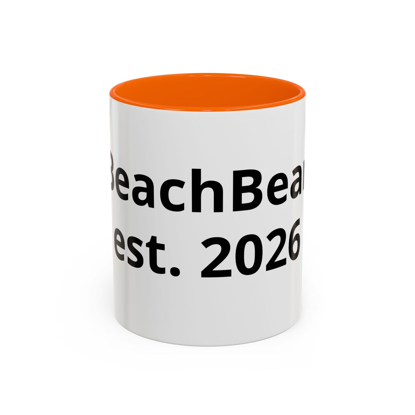 Beach Bear Est. 2024 Accent Coffee Mug