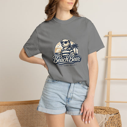 Beach Bear T-Shirt — Retro Sunglasses Bear Graphic Tee