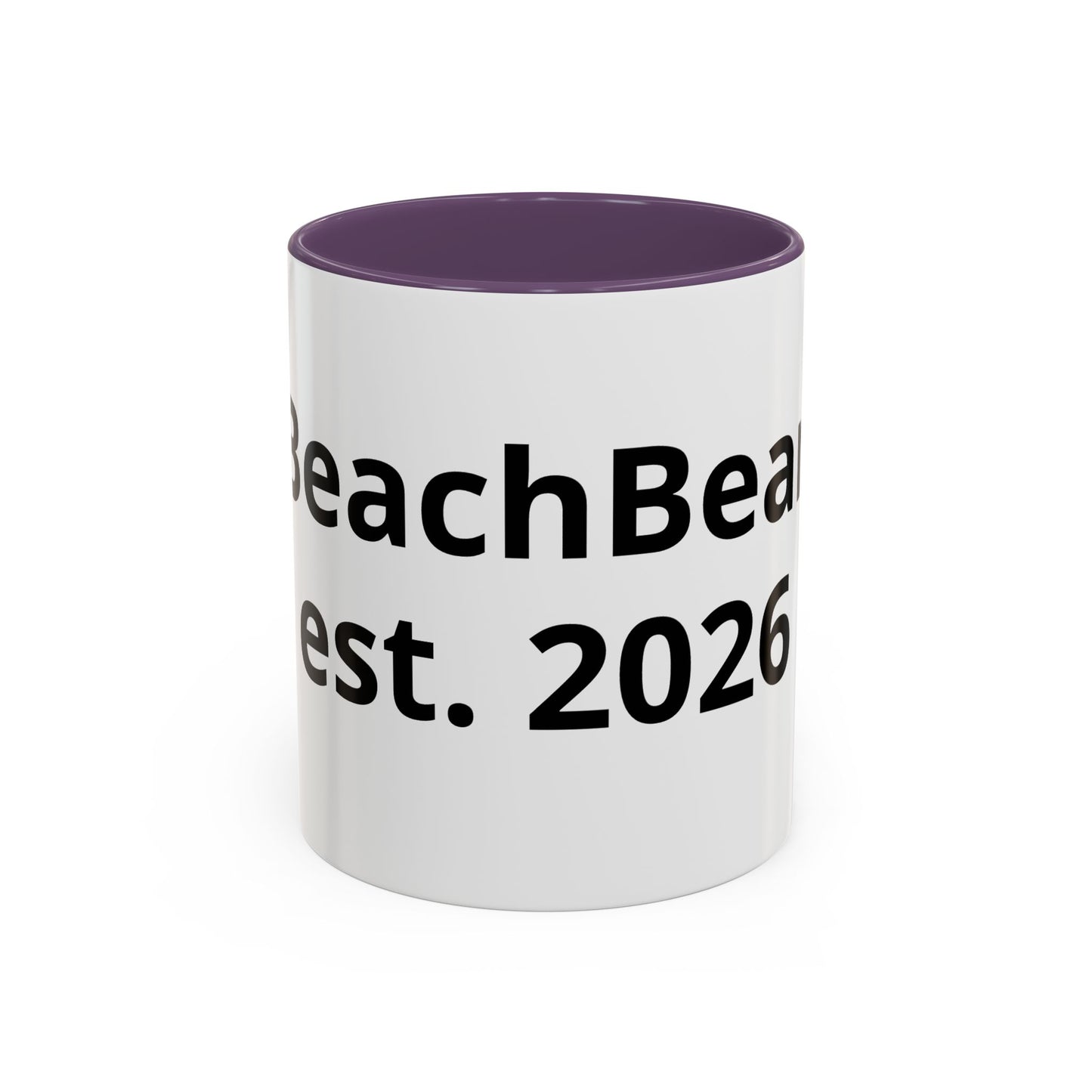 Beach Bear Est. 2024 Accent Coffee Mug