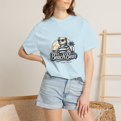 Beach Bear T-Shirt — Retro Sunglasses Bear Graphic Tee