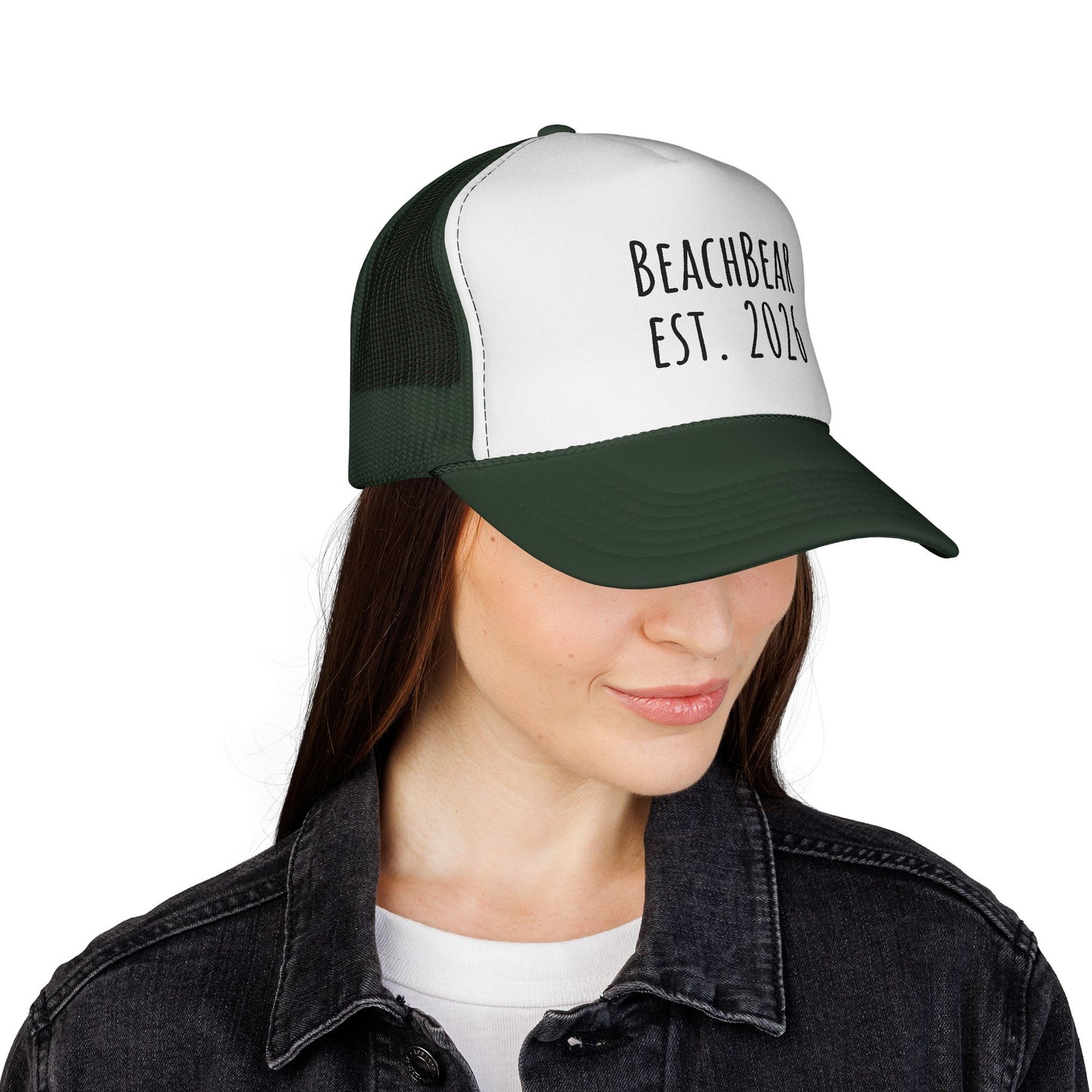 Trucker Cap — BEACHBEAR EST.2024 Embroidered Mesh Hat
