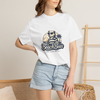 Beach Bear T-Shirt — Retro Sunglasses Bear Graphic Tee