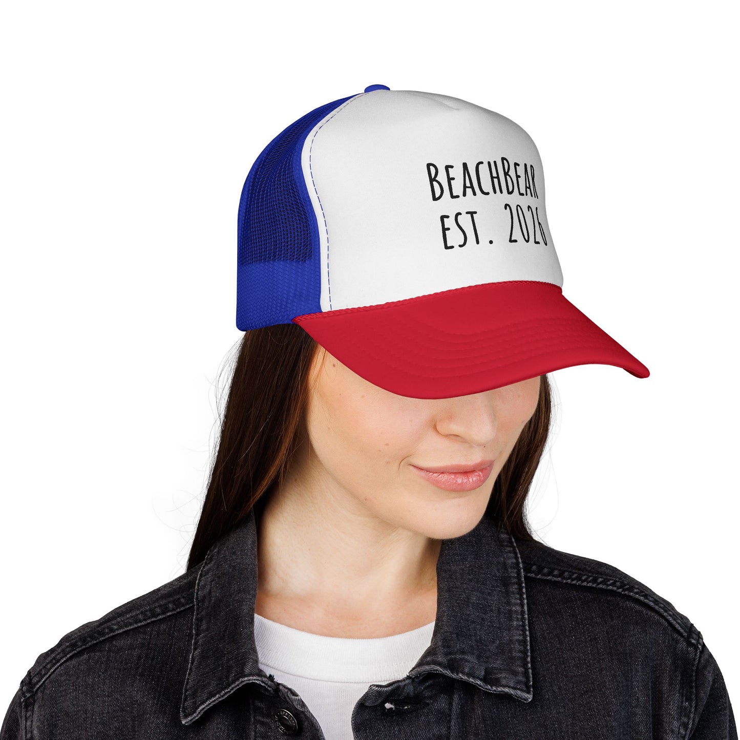 Trucker Cap — BEACHBEAR EST.2024 Embroidered Mesh Hat