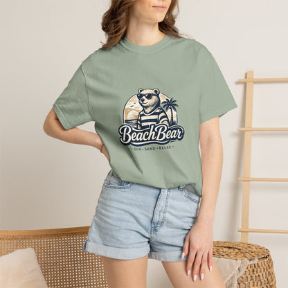 Beach Bear T-Shirt — Retro Sunglasses Bear Graphic Tee
