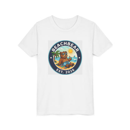 Youth Tee – "Beachbear" Summer Surf Cartoon (TikTok | Est. 2024)