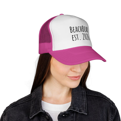 Trucker Cap — BEACHBEAR EST.2024 Embroidered Mesh Hat