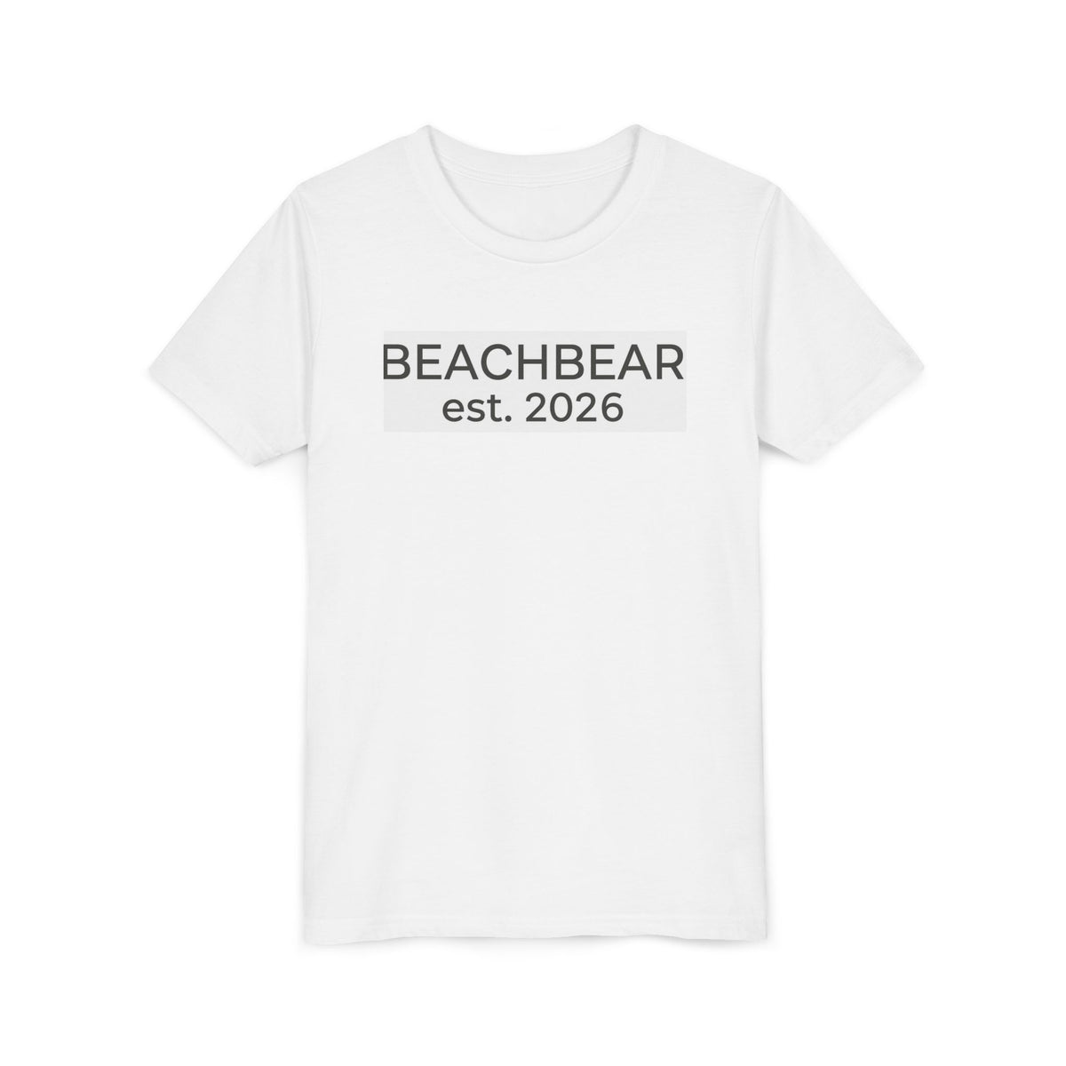 Beachbear Youth Tee - "BEACHBEAR est. 2024" Kids Short Sleeve Shirt