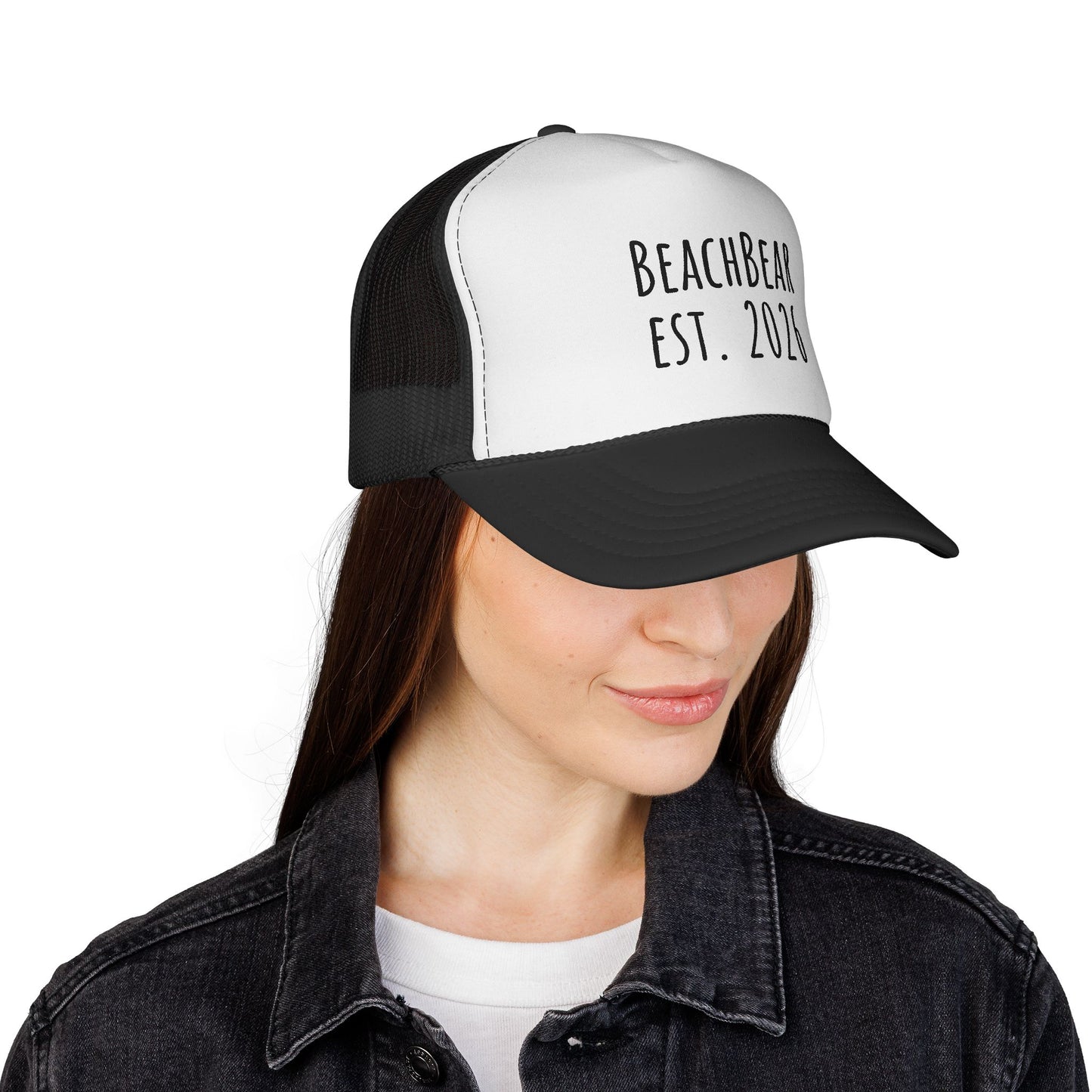 Trucker Cap — BEACHBEAR EST.2024 Embroidered Mesh Hat