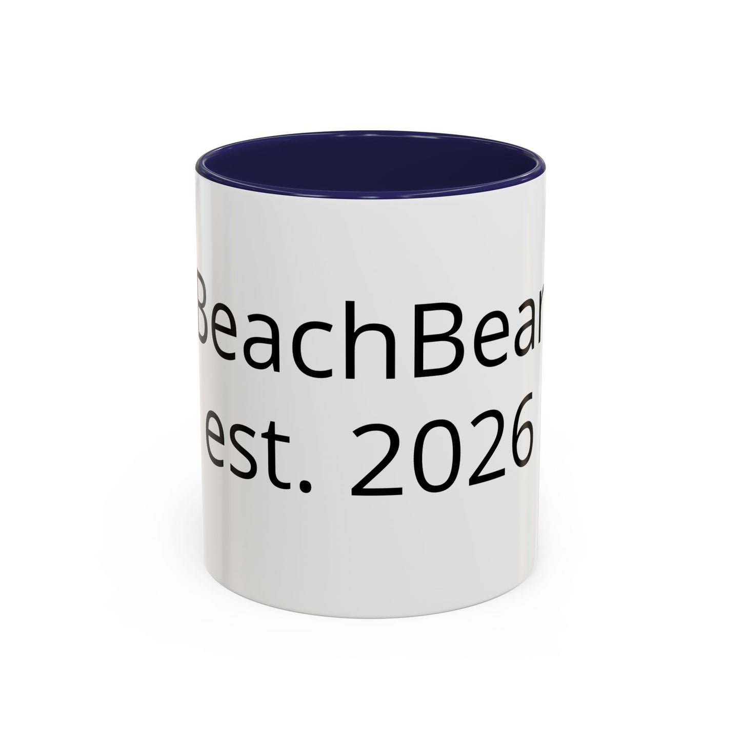 Beach Bear Est. 2024 Accent Coffee Mug