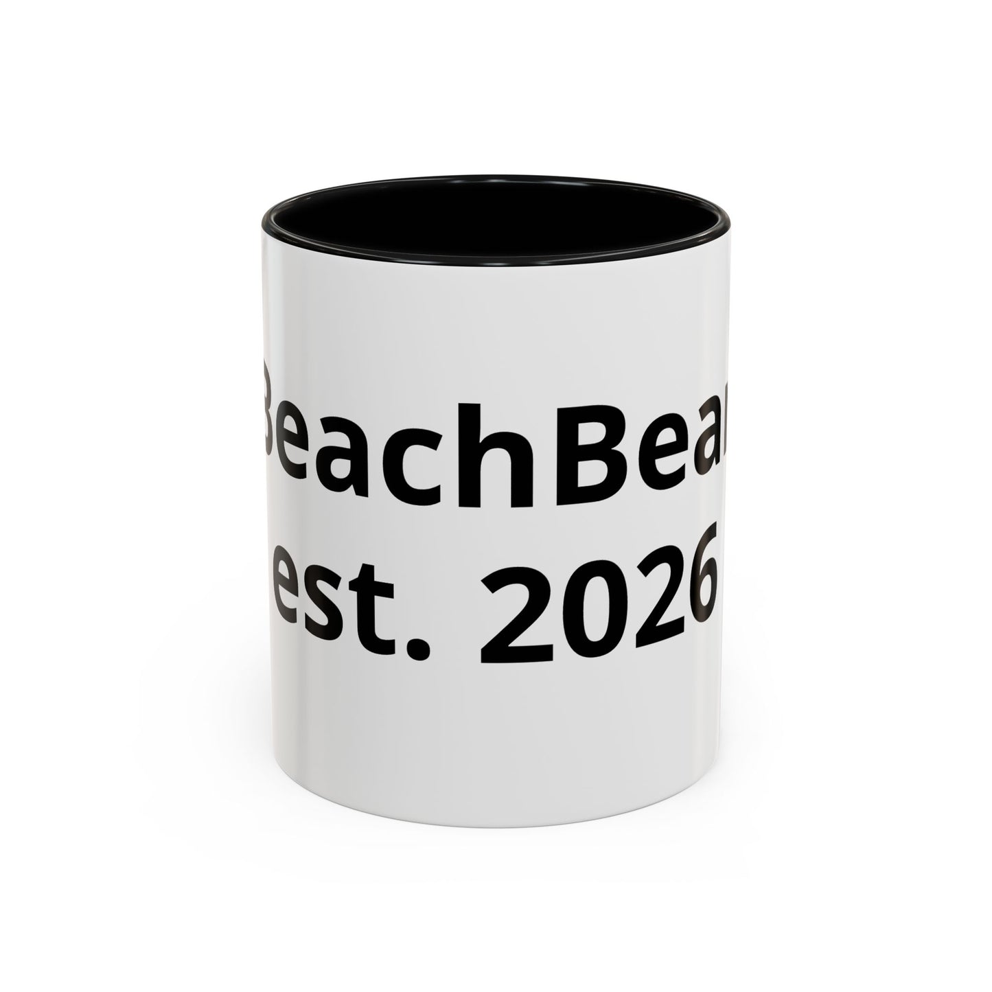 Beach Bear Est. 2024 Accent Coffee Mug