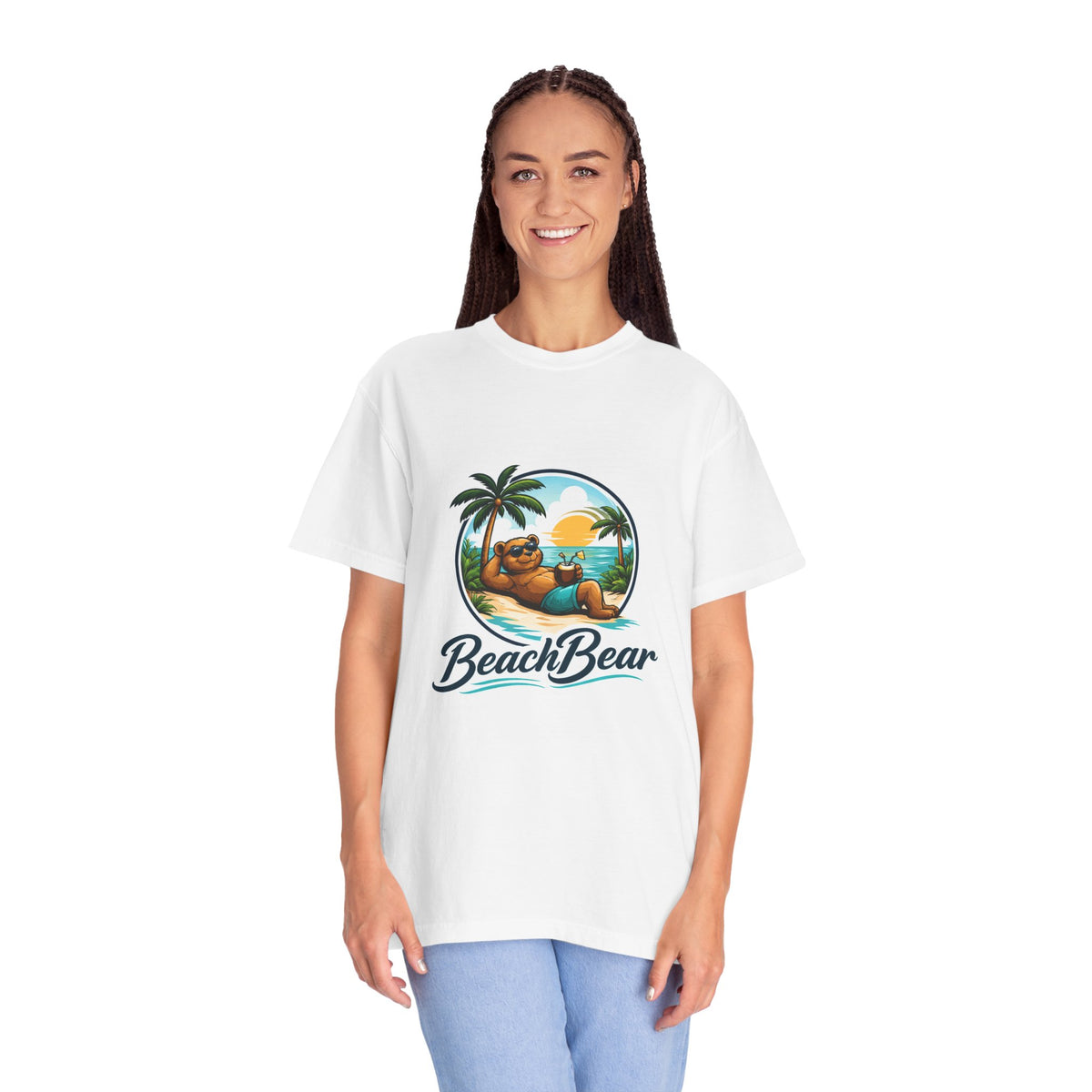 Beachbear Character T-Shirt — Viral TikTok Art Tee