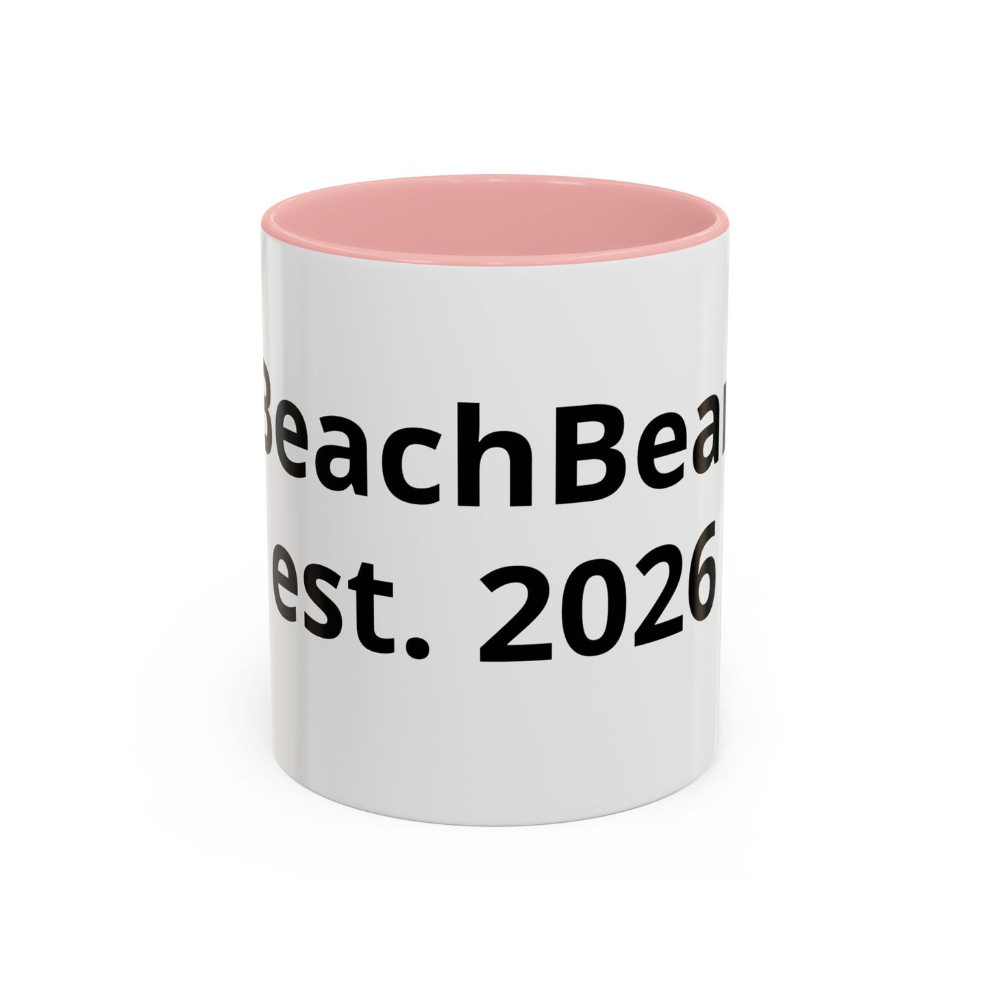 Beach Bear Est. 2024 Accent Coffee Mug