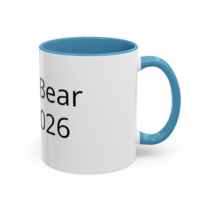 Beach Bear Est. 2024 Accent Coffee Mug