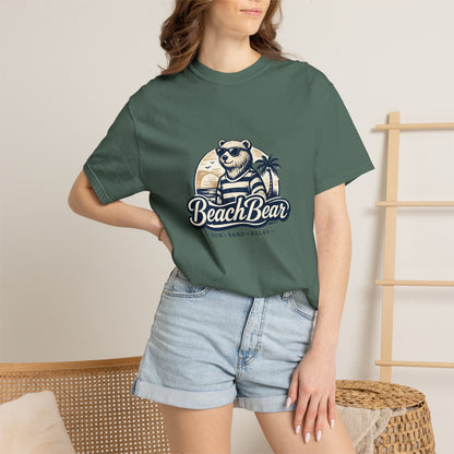 Beach Bear T-Shirt — Retro Sunglasses Bear Graphic Tee