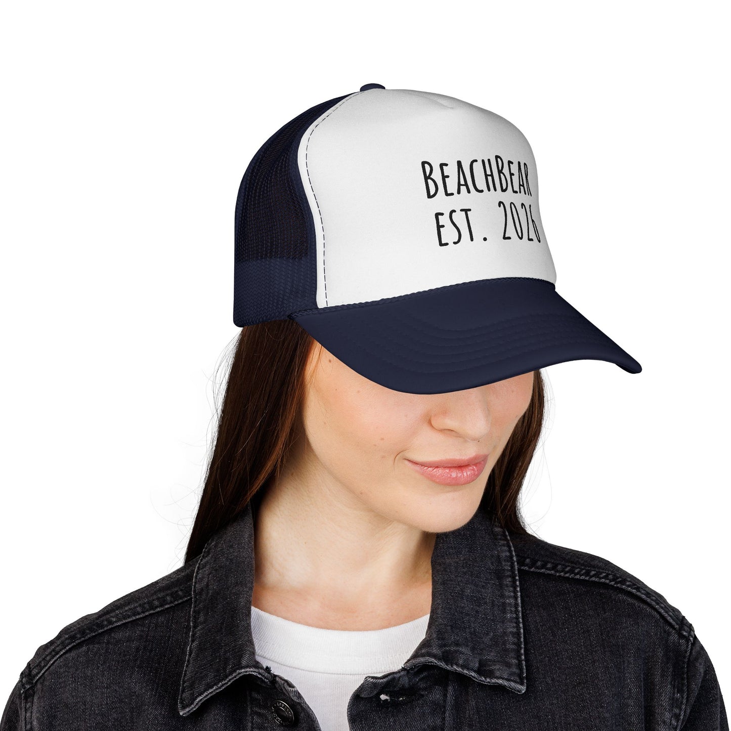 Trucker Cap — BEACHBEAR EST.2024 Embroidered Mesh Hat