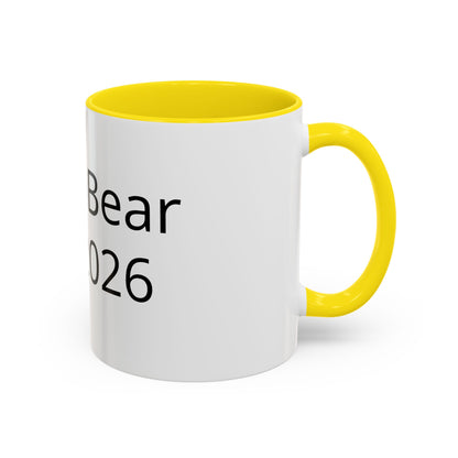 Beach Bear Est. 2024 Accent Coffee Mug