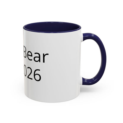 Beach Bear Est. 2024 Accent Coffee Mug