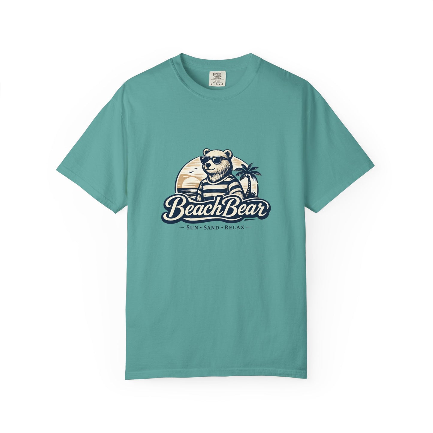 Beach Bear T-Shirt — Retro Sunglasses Bear Graphic Tee