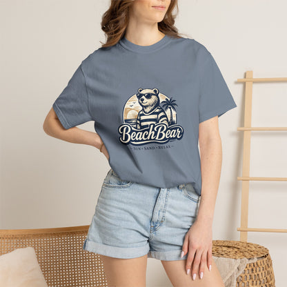 Beach Bear T-Shirt — Retro Sunglasses Bear Graphic Tee